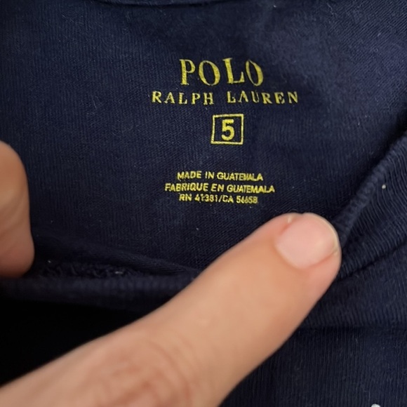 Boundless Polo shirt velvet Gymboree pant Classic Fit Navy Size 5T - Picture 3 of 9